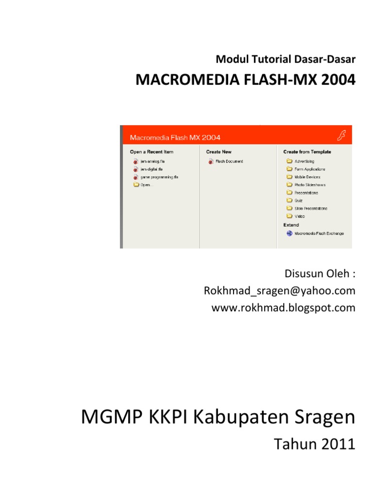 Tutorial Macromedia Flash MX 2004 | PDF