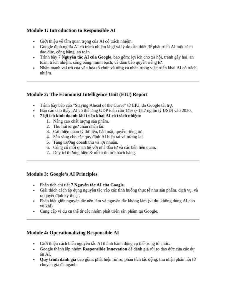 Responsible AI Applying AI Principles With Google Cloud | PDF