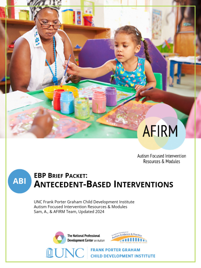 Implementing Antecedent-Based Interventions | PDF | Autism | Toys