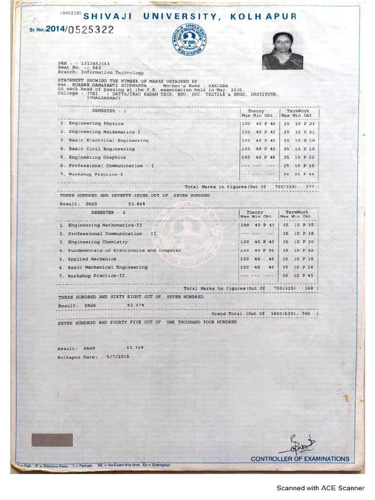 Degree Markshit 11zon | PDF