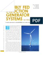 Doubly Fed Induction Generator For Wind Turbines