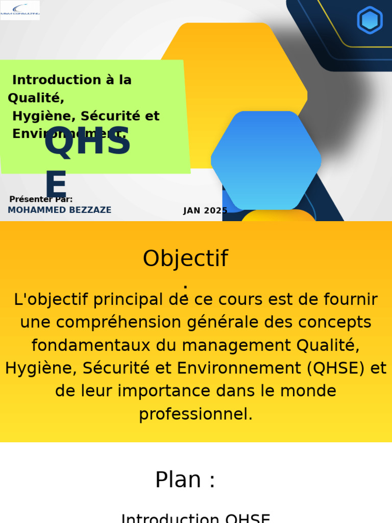 Introduction au Management QHSE | PDF | Management de la qualité | Sécurité
