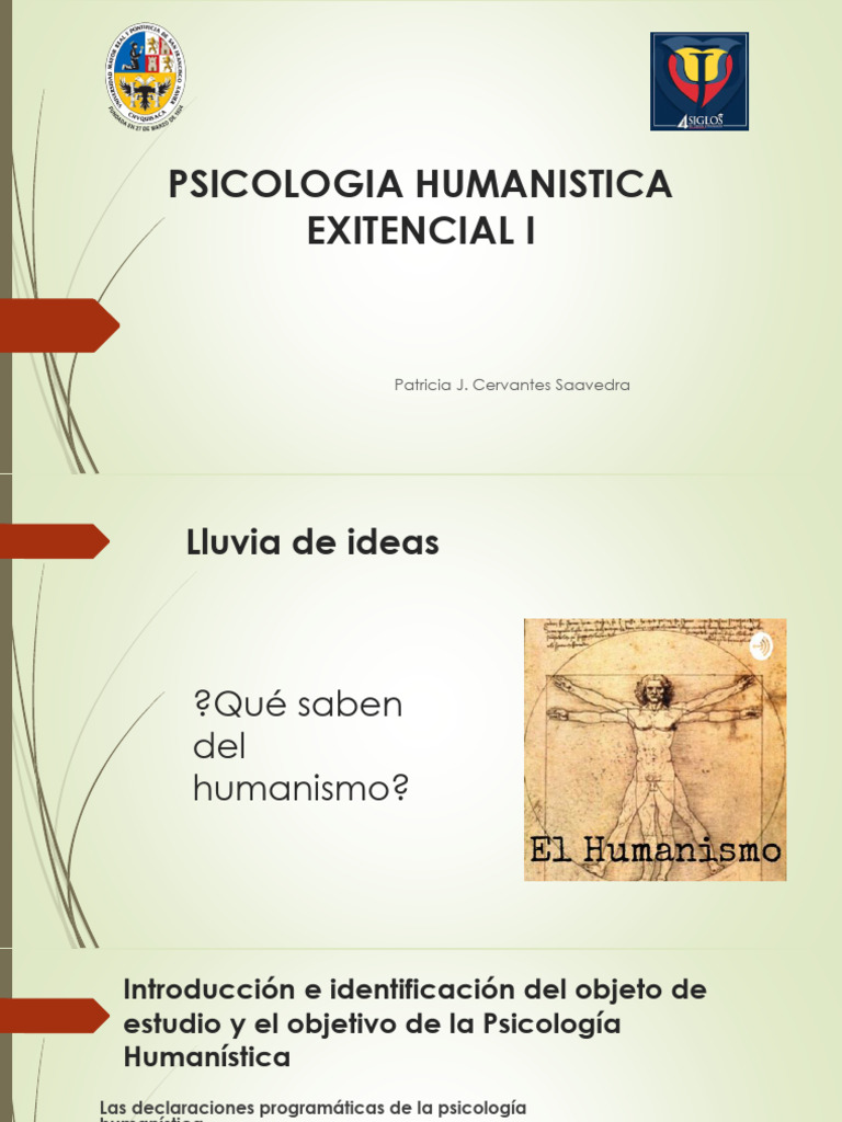 Psicología Humanística y Existencial | PDF | Sicología | Psicologia ...