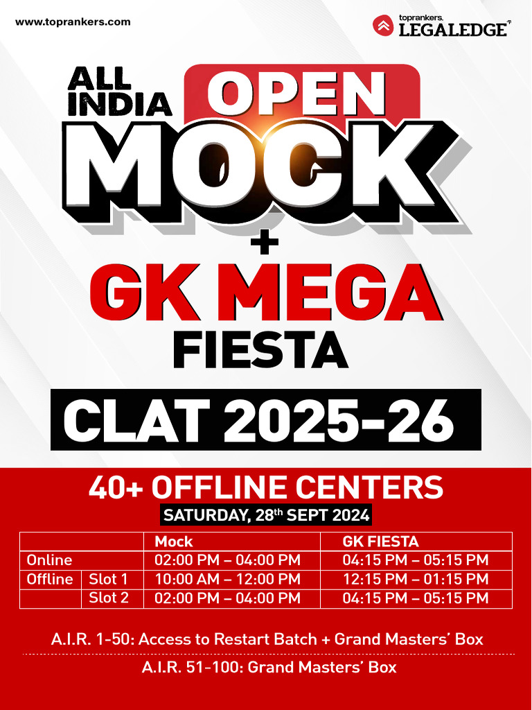 GK MAHA MEGA FIESTA 2024 Topics List | PDF