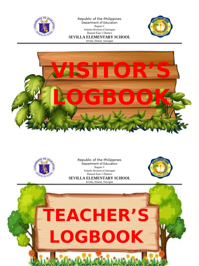 Sevilla Elementary School Logbooks | PDF