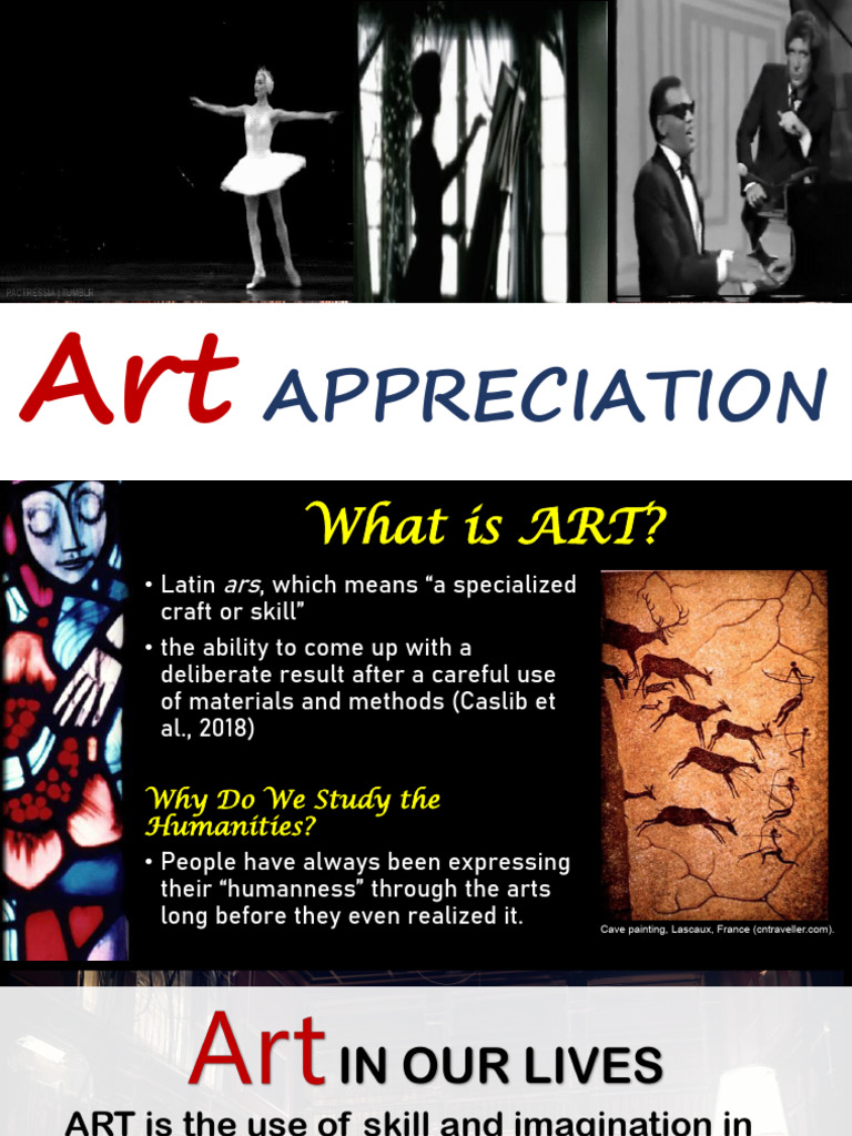 Understanding Art Appreciation Basics | PDF | Experience | Imagination