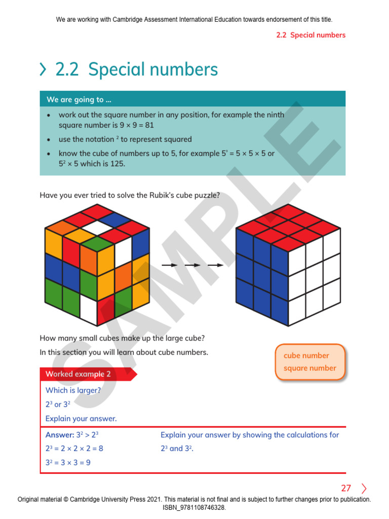 Understanding Squares and Cubes | PDF | Numbers | Recreational Mathematics