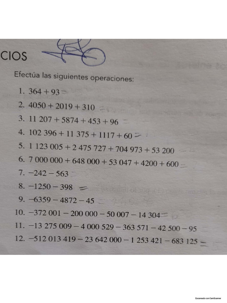 Ejercicio No. 1 Mate | PDF