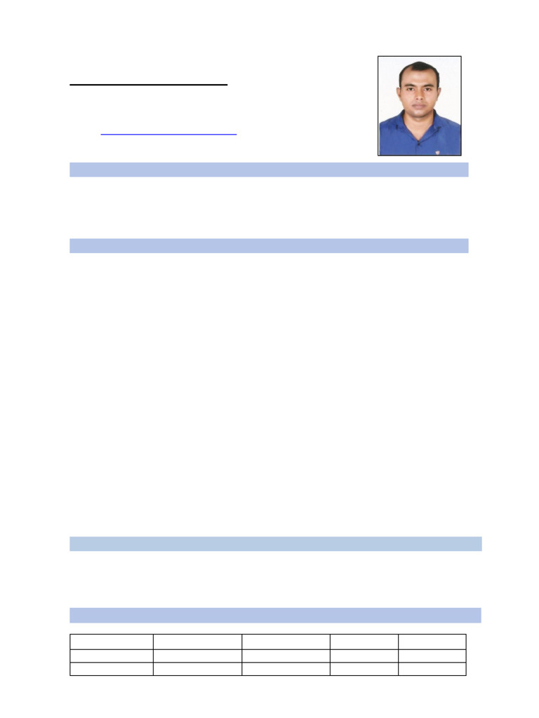 CV of Md. Alamin Sarker Sumon | PDF
