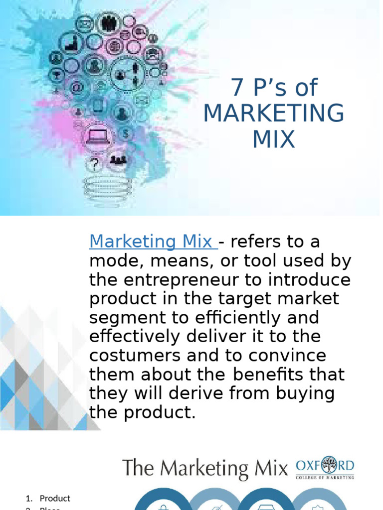 7 Ps of Marketing Mix | PDF