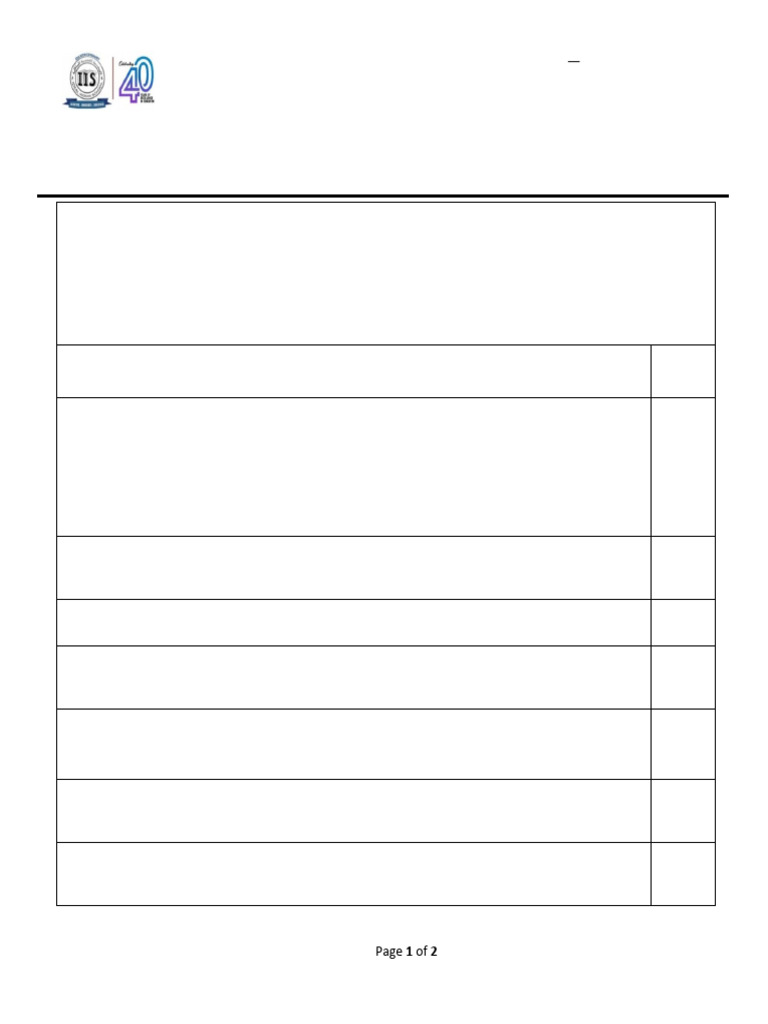 Maharashtra HSC IT Model Paper 2025 | PDF | Computing | Software