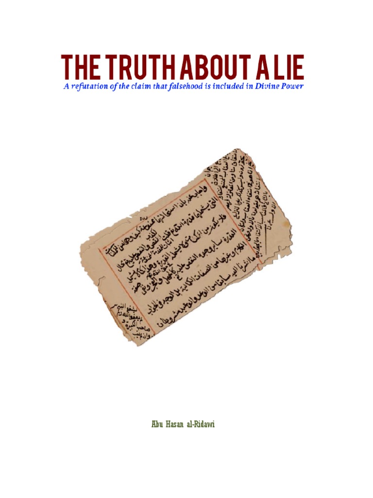 The Truth About A Lie v.2 | PDF