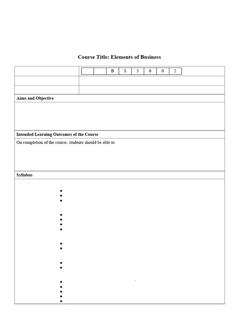 Elements of Business Course Overview | PDF | Marketing | Economies