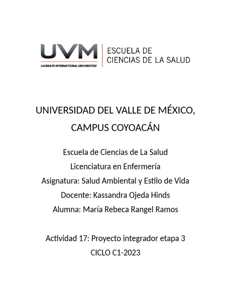 Actividad 17 A340473109 - MRRR | PDF | Obesidad | Las enfermedades no ...