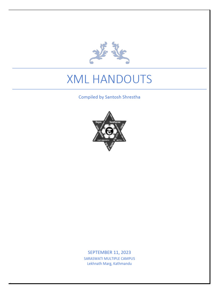 Understanding XML Basics and DTD | PDF | Document Object Model | Xml