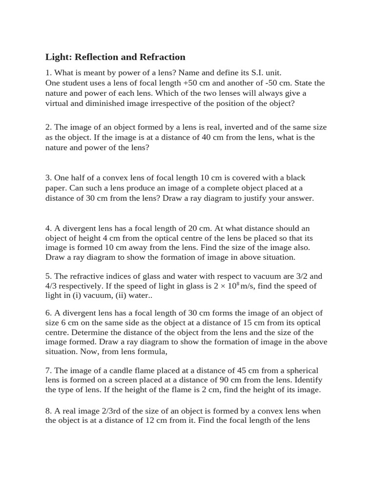 Light 1 | PDF