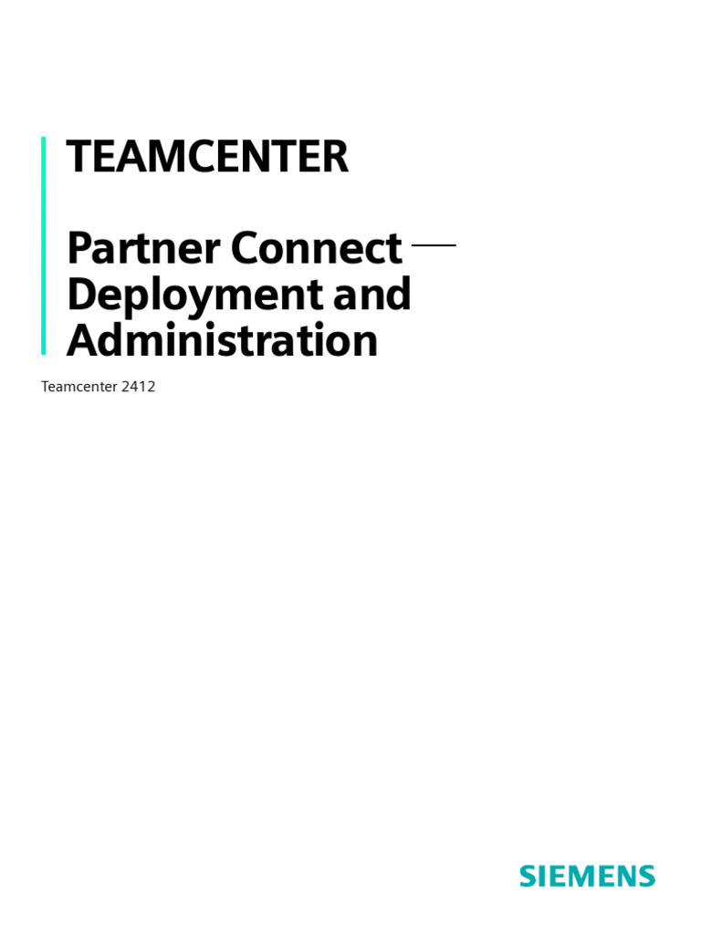 Teamcenter 2412 Partner Connect Guide | PDF | Computing