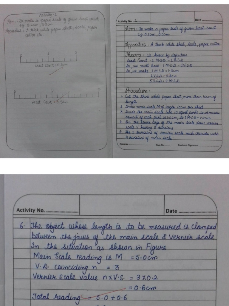 Physics Activity File-1 | PDF