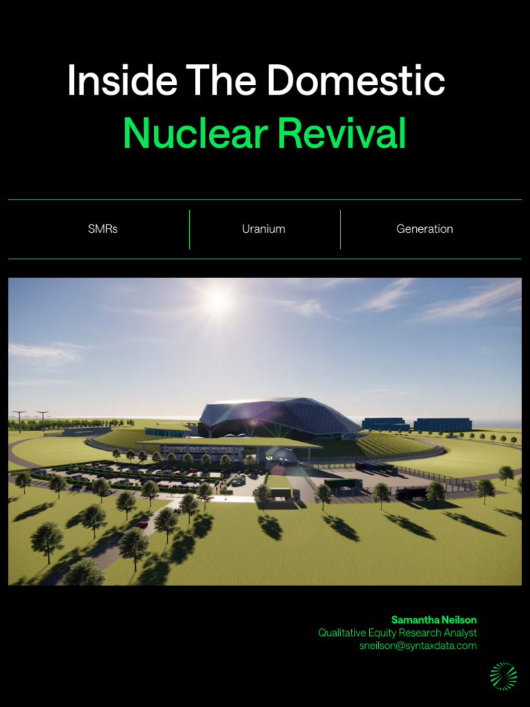 U.S. Nuclear Revival: SMR Growth Insights | PDF | Nuclear Power ...