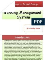 Banking Management System Overview