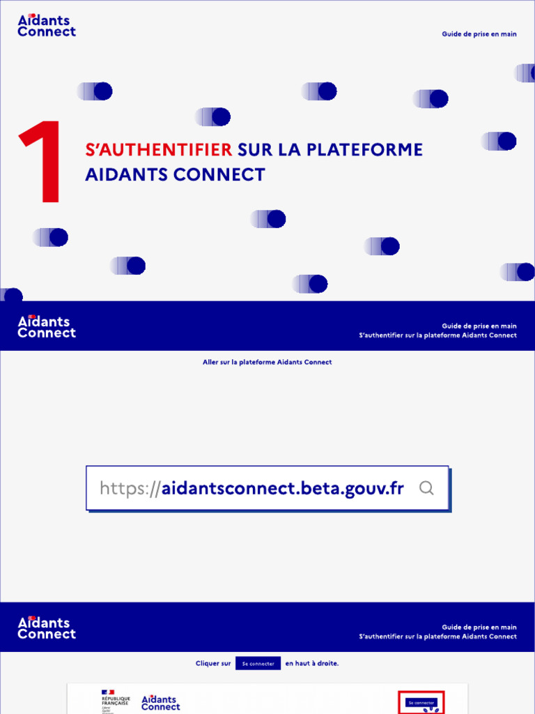 Authentification sur Aidants Connect | PDF | Informatique ...