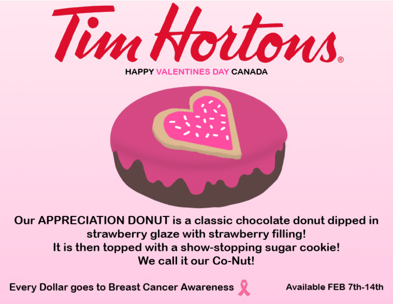 Tim Hortons Challenge - Appreciation Donut | PDF