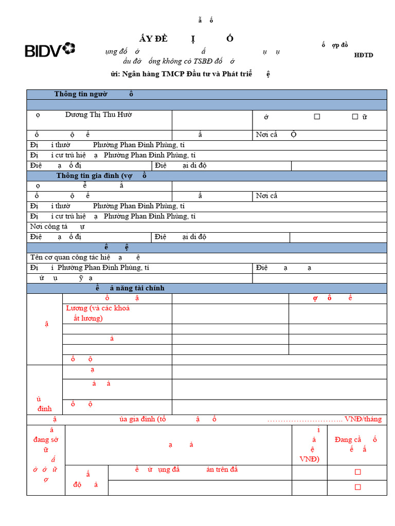 Mau So 02 - Giay DNVV Khong TSBD | PDF