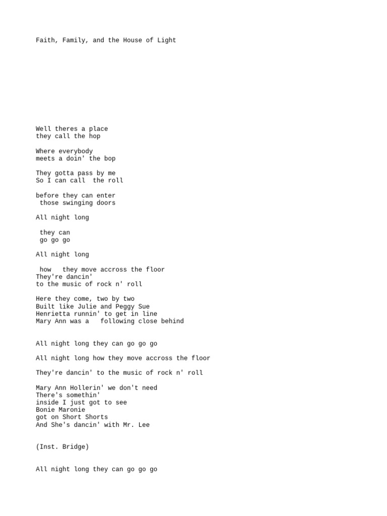 All Night Long | PDF