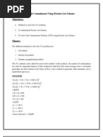 Lab-07 Unit Commitment Using Priority List Scheme