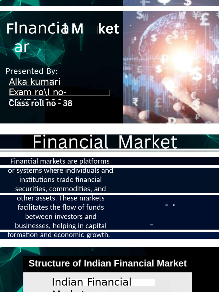 Overview of Indian Financial Markets | PDF | Financial Services ...