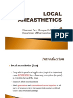 Local Anaesthetics Mechanism and Clinical Uses