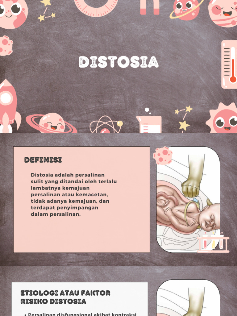 Distosia: Penyebab dan Penanganan | PDF