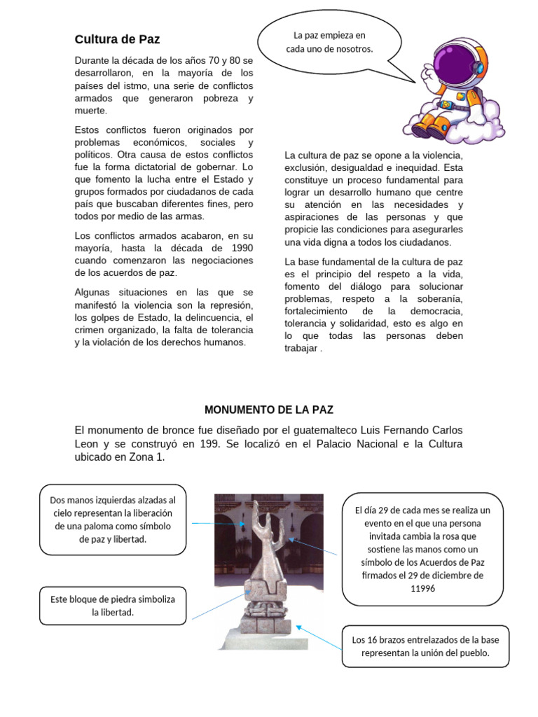 Cultura de Paz y Conflictos Armados | PDF | Paz | Derechos humanos