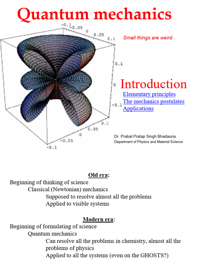 (37-40) Quantum Mechanics | PDF | Wave Function | Uncertainty Principle
