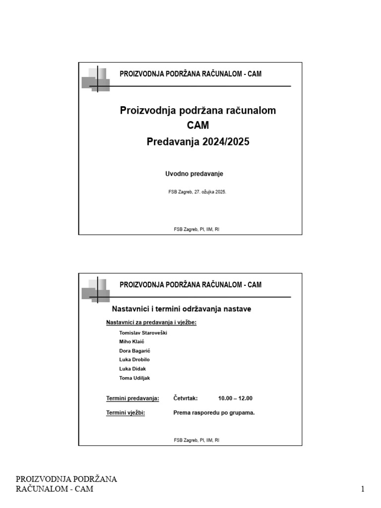 Predavanje | PDF