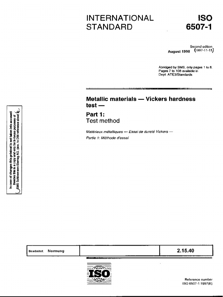 eISO6507 1 | PDF