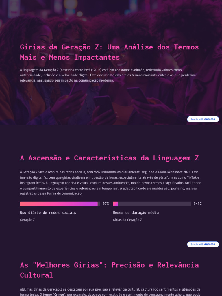 Girias Da Geracao Z Uma Analise Dos Termos Mais e Menos Impactantes ...