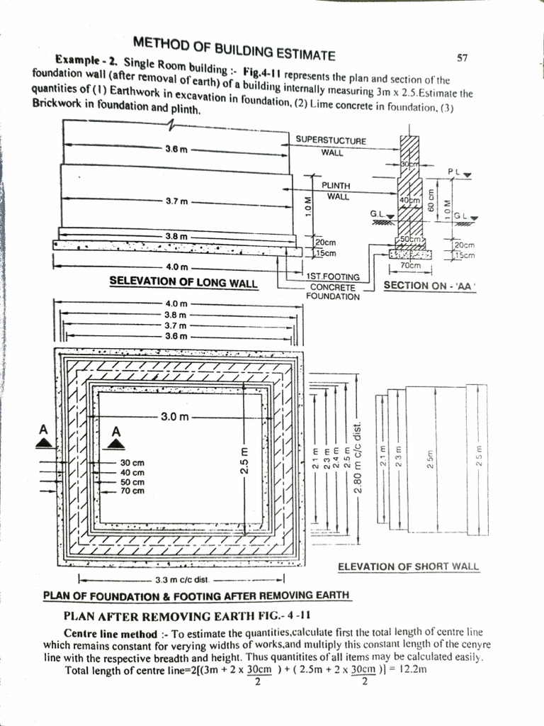 Building Estimate Methodology Guide | PDF | Length | Distance