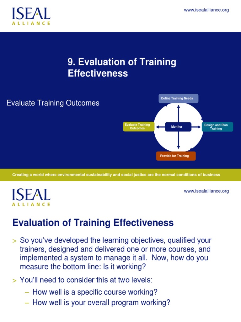 Measuring Effective Training | PDF | Course Evaluation | Survey Methodology