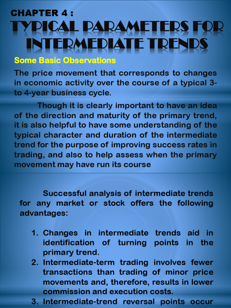 Analyzing Intermediate Market Trends | PDF | Market Trend | Investing