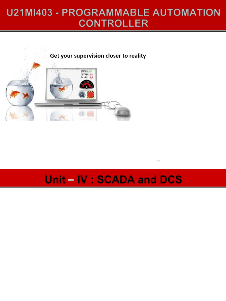 SCADA System Overview and Alarming | PDF | Scada | Programmable Logic ...