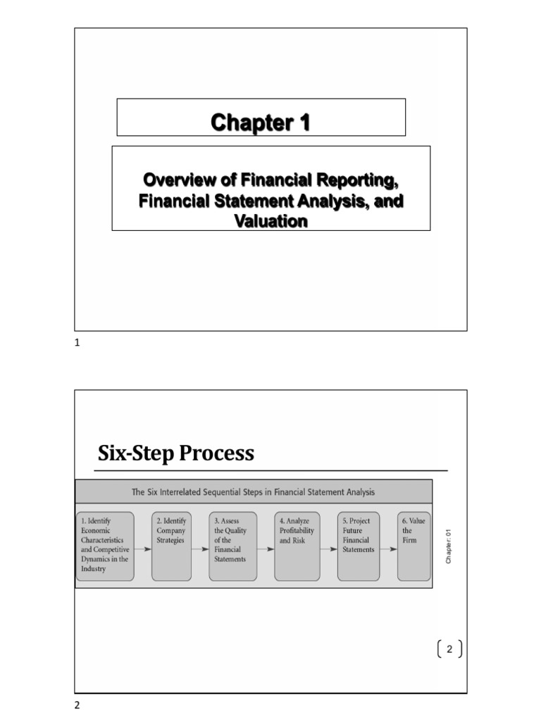 Lecture 1 - Overview of Financial Analysis - Compatibility Mode | PDF
