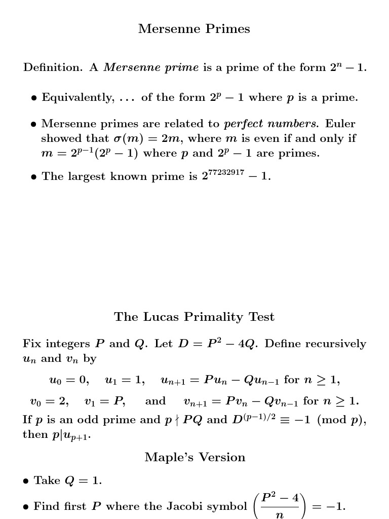Math 788 Lecture 11 | PDF | Prime Number | Arithmetic