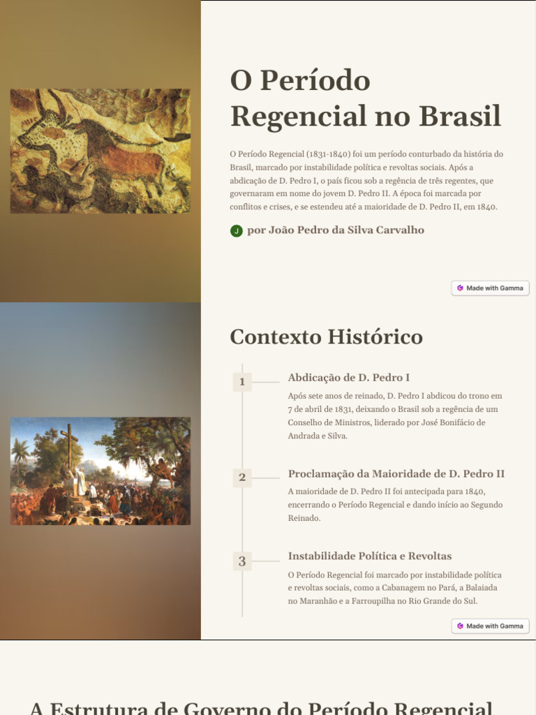 Período Regencial no Brasil: Crises e Mudanças | PDF | Brasil
