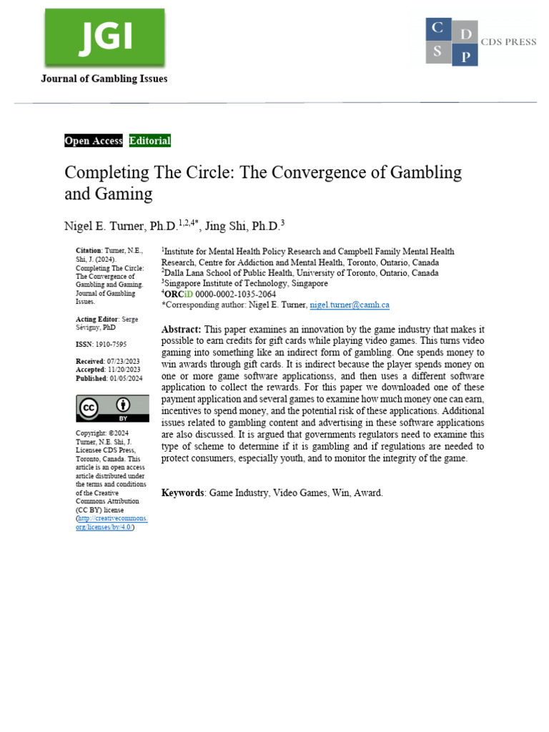 Gambling Risks in Gaming Incentives | PDF | Gambling | Slot Machine