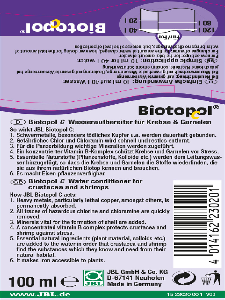 JBL Biotopol C en | PDF