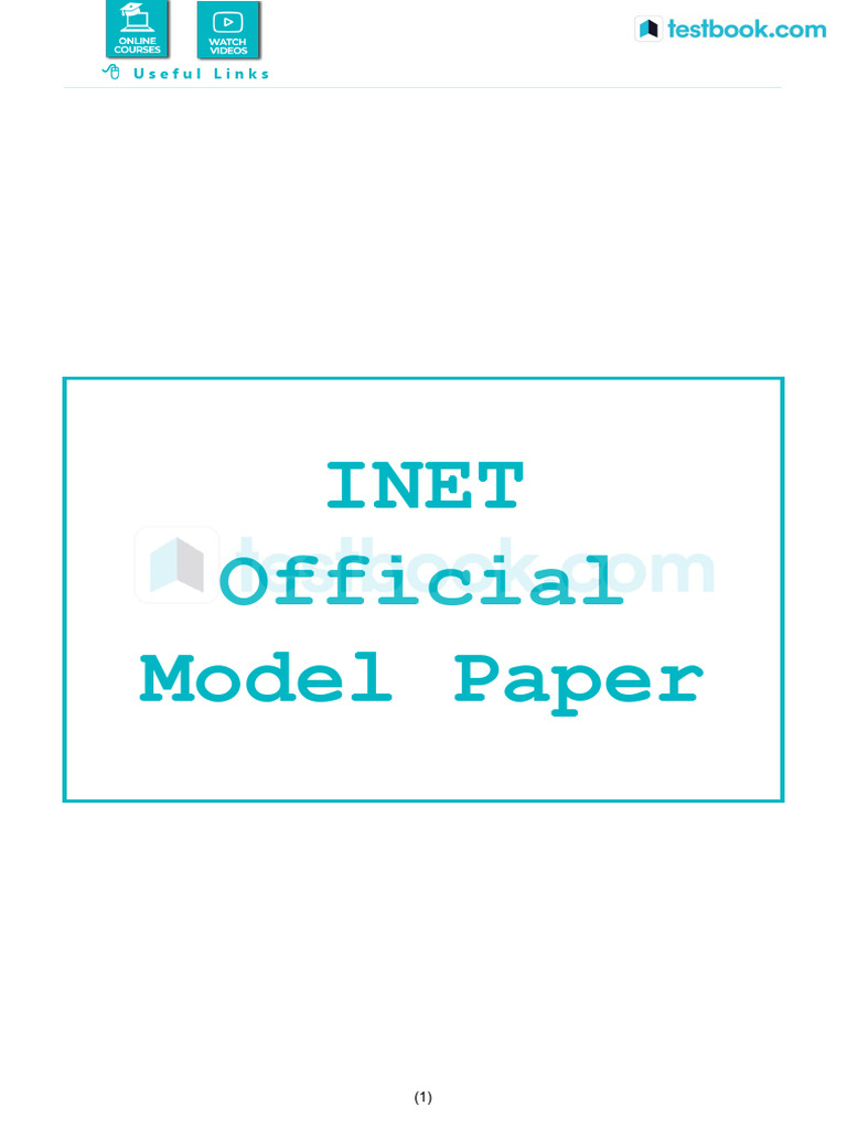 INET Model Question Paper Overview | PDF | Fuels | Fossil Fuels