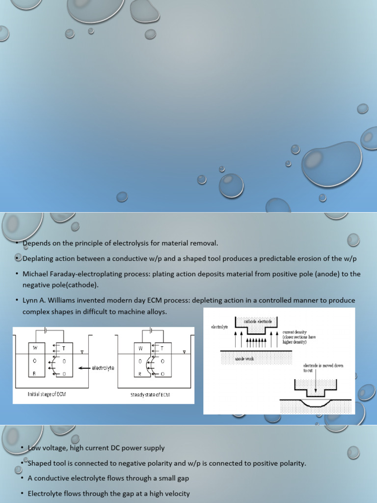 Electro Chemical Machining Overview | PDF | Electrochemistry | Corrosion