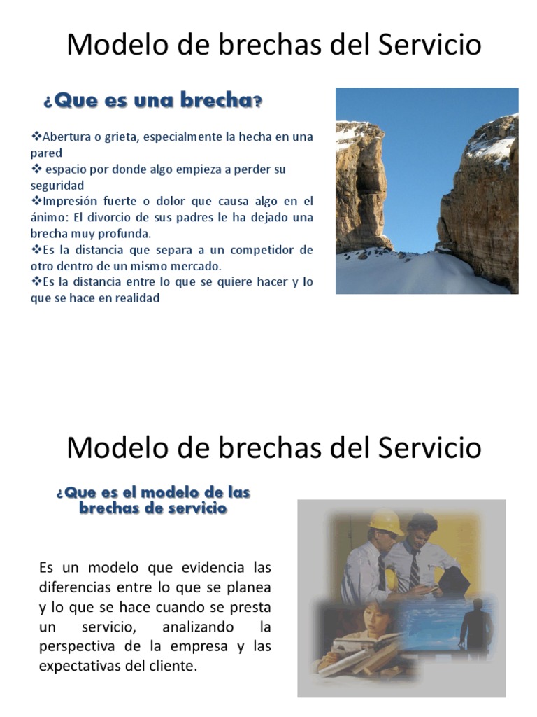 Brechas Del Servicio e NTC ISO 9001 | PDF | Cliente | Calidad (comercial)