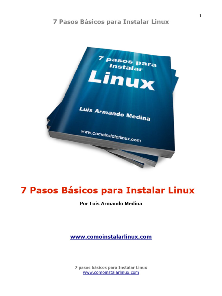 Como Instalar Linux en 7 Pasos | PDF | Distribución de Linux | Arranque